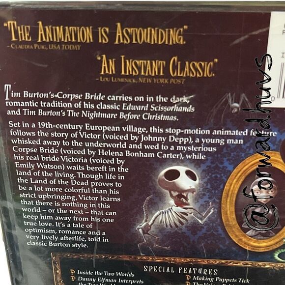 Corpse Bride (DVD) – Full Screen Edition – 2005 – Tim Burton - Picture 6 of 8